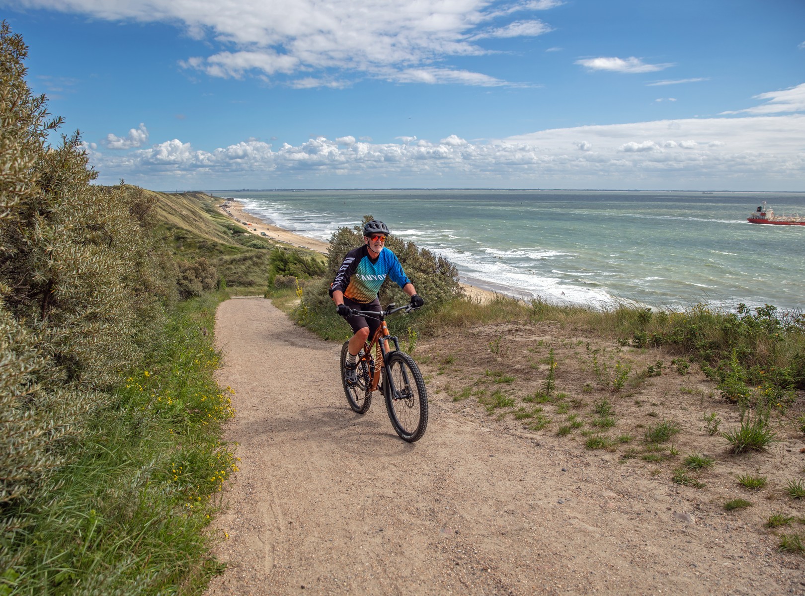 beach mountain bike